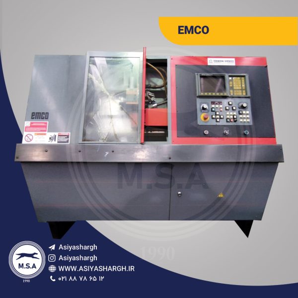 تراش CNC EMCO V MODEL:EMCOTURN 320 مشخصات فنی :👇 📍سال ساخت:1997 ⚙کنترل: FANUC OT ⚙طول ماشینکاری:150 mm ⚙قطر ماشینکاری:75 mm ⚙سرعت:6000 🛑تارت 4 ابزار 👈ماشين آلات موجود شركت آسياي شرق 👉 اطلاعات بیشتر👇 اینستاگرام: @ASIYASHARGH تلگرام: https://telegram.me/Asiyashargh WWW.ASIYASHARGH.IR