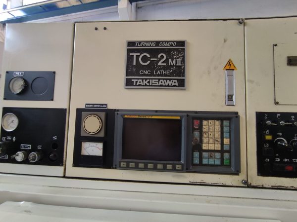 تراش CNC TAKISAWA MODEL: TC_2 مشخصات فنی :👇 📍سال ساخت 1995 ⚙کنترل: FANUC O_T ⚙طول ماشینکاری: 400mm ⚙قطر ماشینکاری: 260mm ⚙سرعت: 3500rpm ⚙تعداد ابزار: 8 ⚙سه نظام: ۲۱۰mm 👈ماشين آلات موجود شركت آسياي شرق 👉 اطلاعات بیشتر👇 اینستاگرام: @ASIYASHARGH تلگرام: https://telegram.me/Asiyashargh