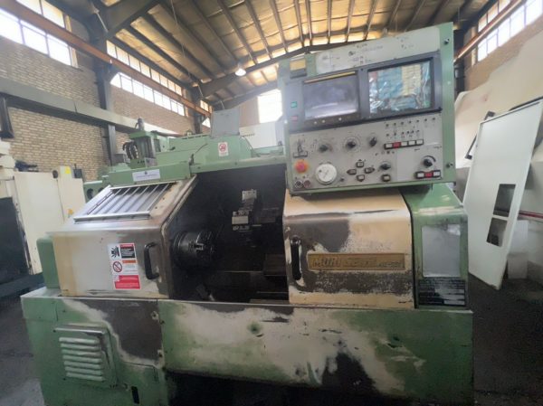 تراش CNC Mori seiki MODEL: AL 22 مشخصات فنی :👇 📍سال ساخت 1990 ⚙کنترل: FANUC O_T ⚙طول ماشینکاری: 450mm ⚙قطر ماشینکاری: 240mm ⚙سرعت: 3500rpm ⚙تعداد ابزار: 8 ⚙سه نظام: ۲۱۰mm 👈ماشين آلات موجود شركت آسياي شرق 👉 اطلاعات بیشتر👇 اینستاگرام: @ASIYASHARGH تلگرام: https://telegram.me/Asiyashargh