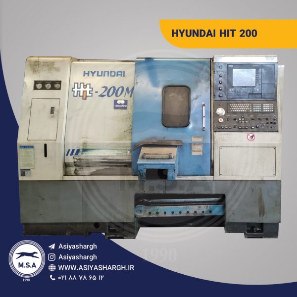 تراش  CNC سه محور Hyundai HiT 200 مشخصات فنی :👇 📍سال ساخت:2003 ⚙کنترل:Siemens 840 D ⚙طول ماشینکاری: 570 mm ⚙قطر ماشینکاری: 350 mm 👈ماشين آلات موجود شركت آسياي شرق 👉   اطلاعات بیشتر👇 اینستاگرام: @ASIYASHARGH تلگرام: https://telegram.me/Asiyashargh